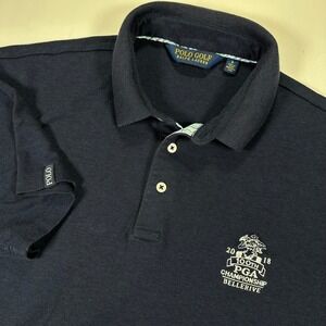 Polo Golf Ralph Lauren Men's Large 100th PGA Championship‎ Bellerive Polo Shirt